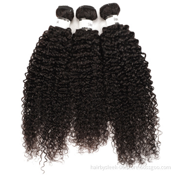 "Ready Stock" Rebecca Fashion cheap best quality kinky curl-Y1B 10A grade raw mink Brazilian virgin human hair extension bundles